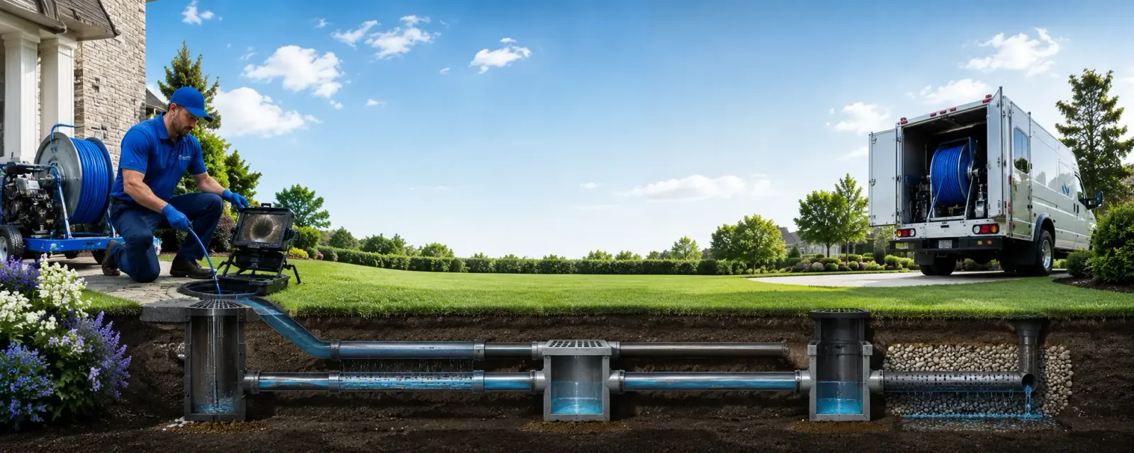 Outdoor drain cleaning information for Brownsville, MD