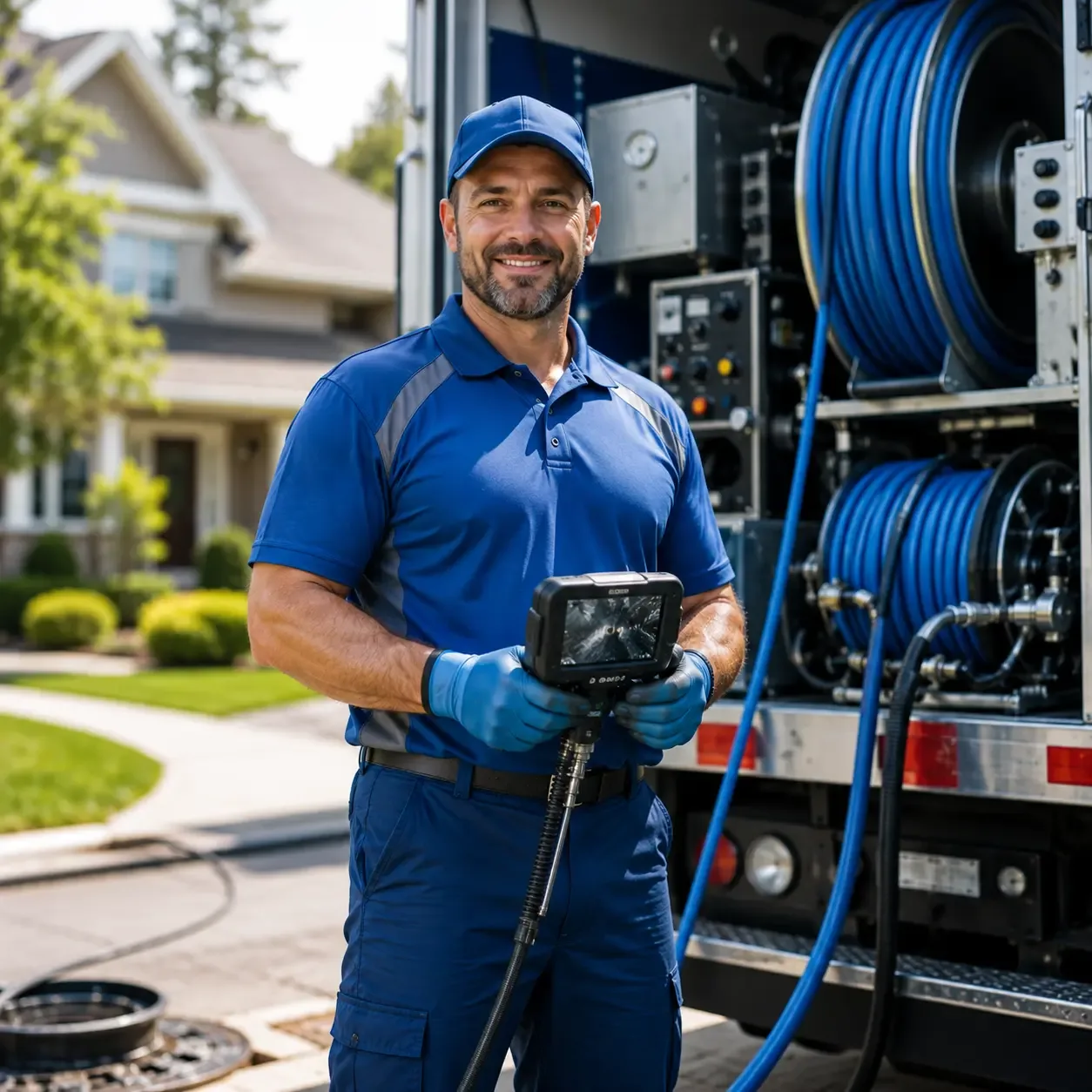 Local outdoor drain cleaning specialists in Brownsville, MD